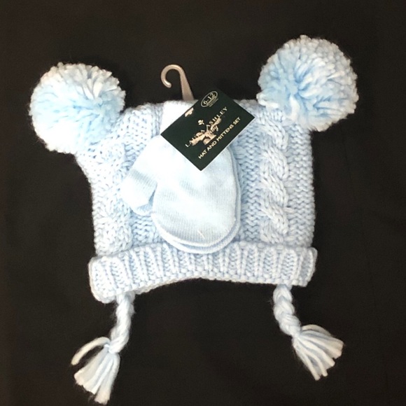 Laura Ashley Other - New Cute Laura Ashley baby Hat & Mittens Set (G1)